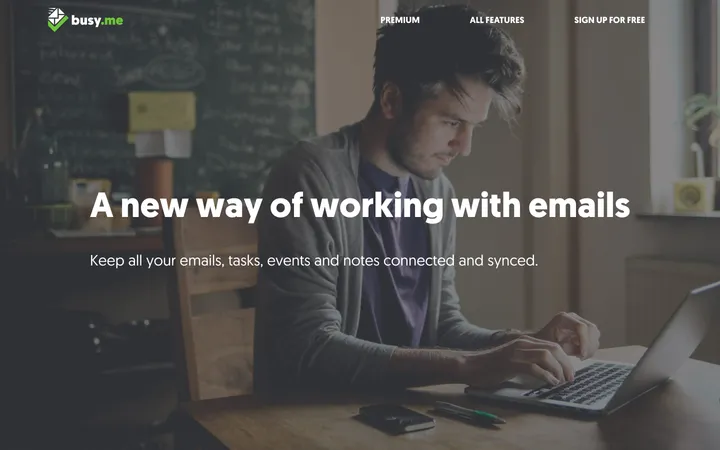 Screenshot of Busy.me